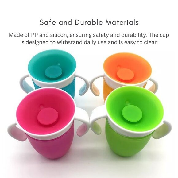 Shower Cap for Kids with Ear Protection & Baby Learning Drinking Cup Pack1 Combo - Picture 7 of 9